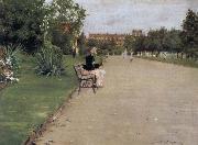 William Merritt Chase The view of park oil painting picture wholesale